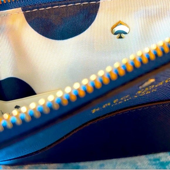 Authentic Kate Spade Navy & Blue Wristlet, NWOT - Picture 4 of 5